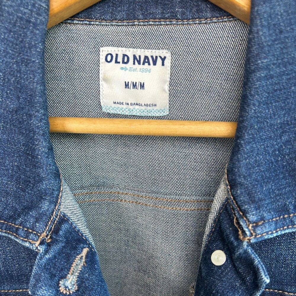 Old Navy Dark Denim Jean Jacket - Picture 4 of 7